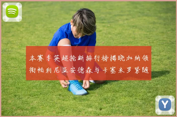 本赛季英超抢断排行榜揭晓加纳领衔帕利尼亚安德森与卡塞米罗紧随其后