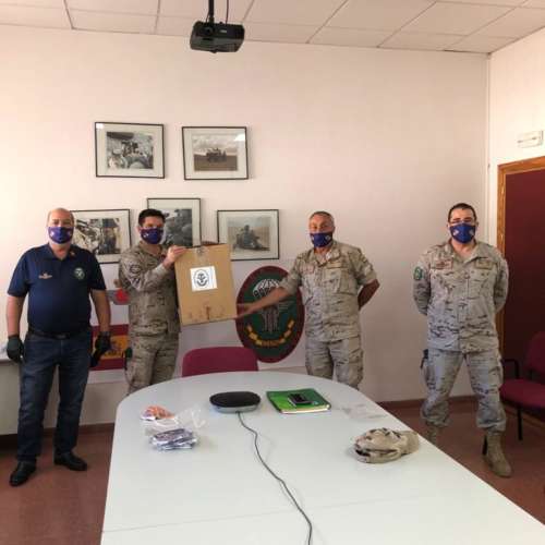 ASVEZAPAC ENTREGA AL EZAPAC  222 MASCARILLAS REUTILIZABLES