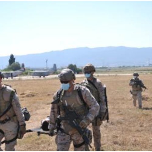 Medidas de seguridad en el entrenamiento del Ezapac tras la Operacion Balmis
