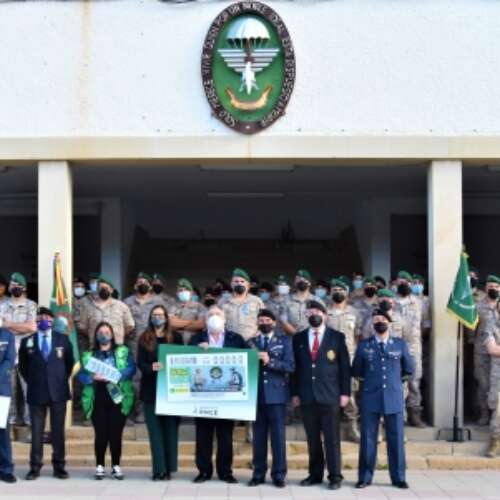Presentacion del cupon del 75º aniversario 1ª bandera Paracaidistas de Aviacion